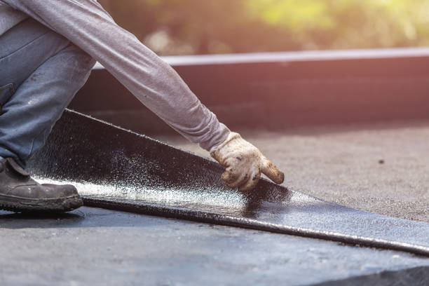 Professional Emergency Waterproofing technician working in Hall, NY